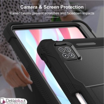 Smūgiams atsparus dėklas planšetei - su kojele (Xiaomi Pad 7/Pad 7 Pro/Pad 8/Pad 8 Pro) Smūgiams atsparus dėklas planšetei - su kojele (Xiaomi Pad 7/Pad 7 Pro/Pad 8/Pad 8 Pro)